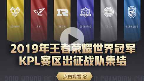 2019年王者荣耀世界冠军杯KPL赛区出征战队集结