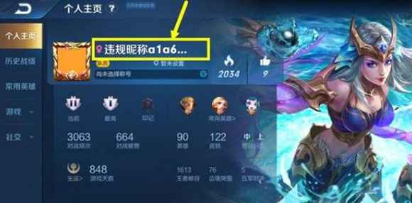 王者荣耀违规昵称